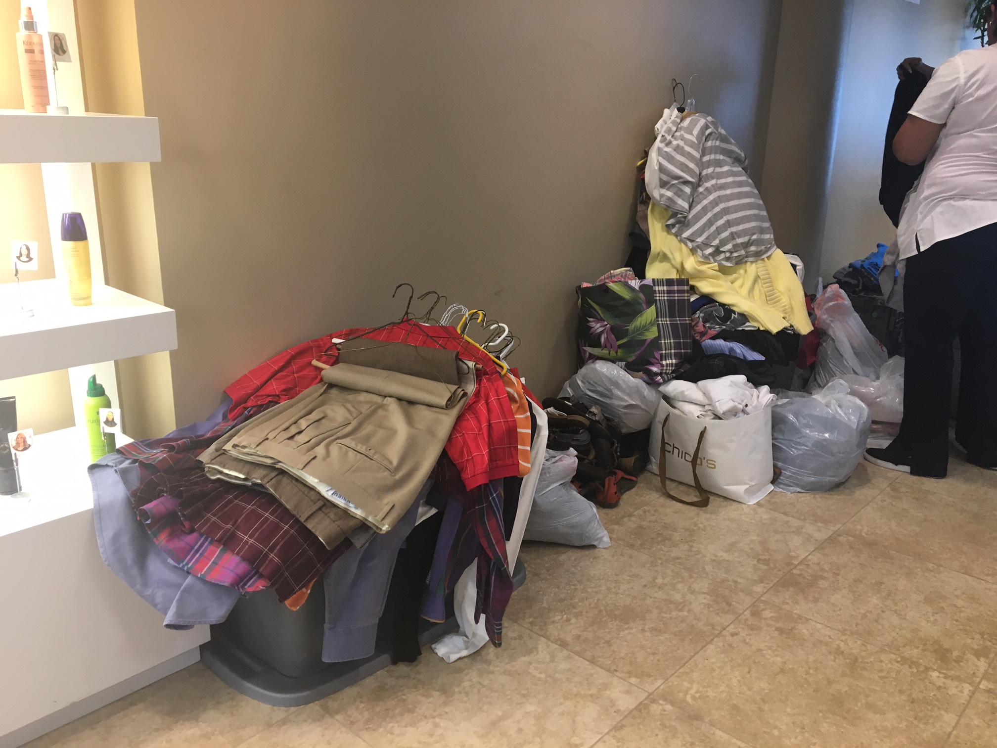 donations drop off