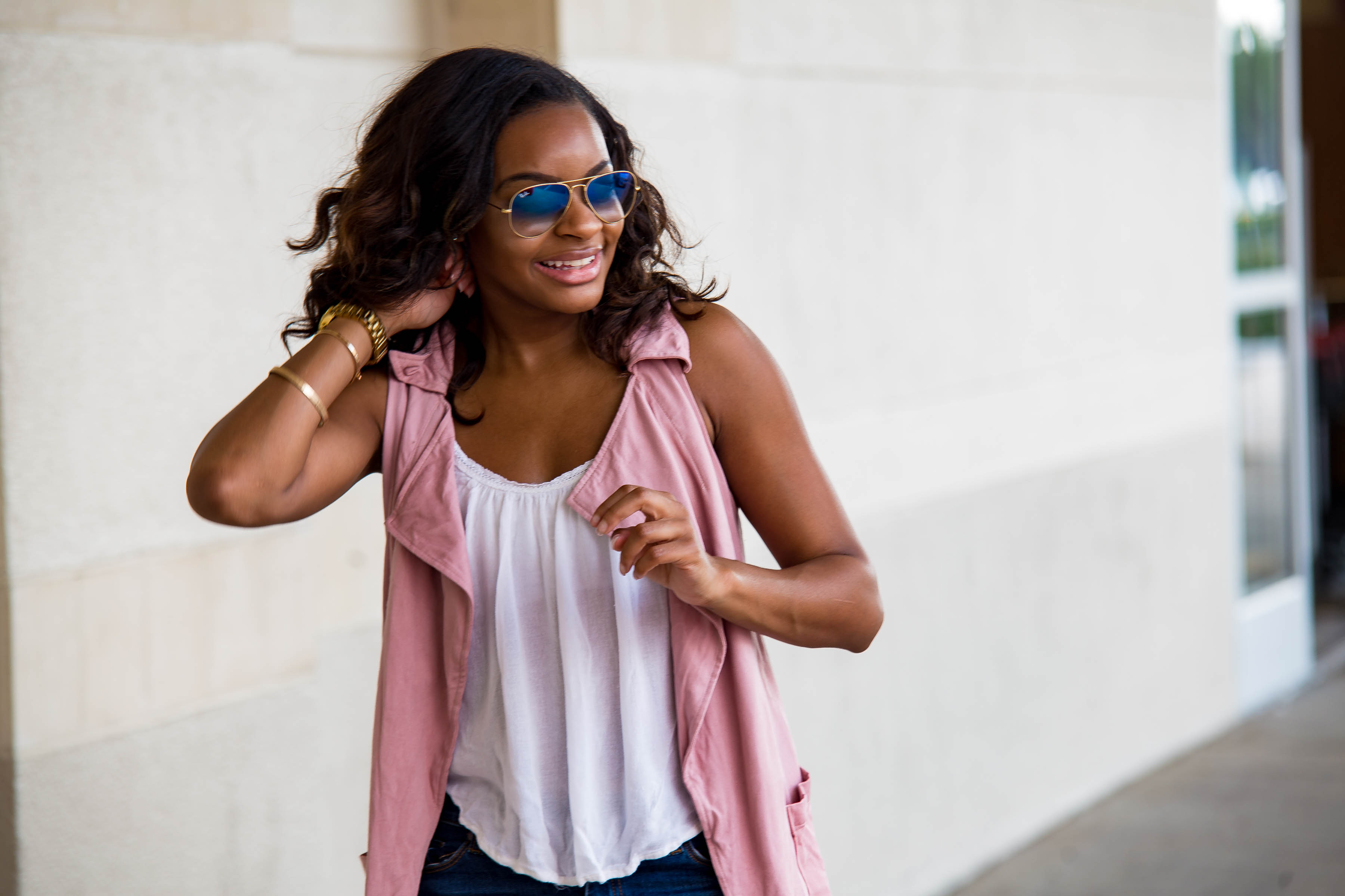 summer vest outfit