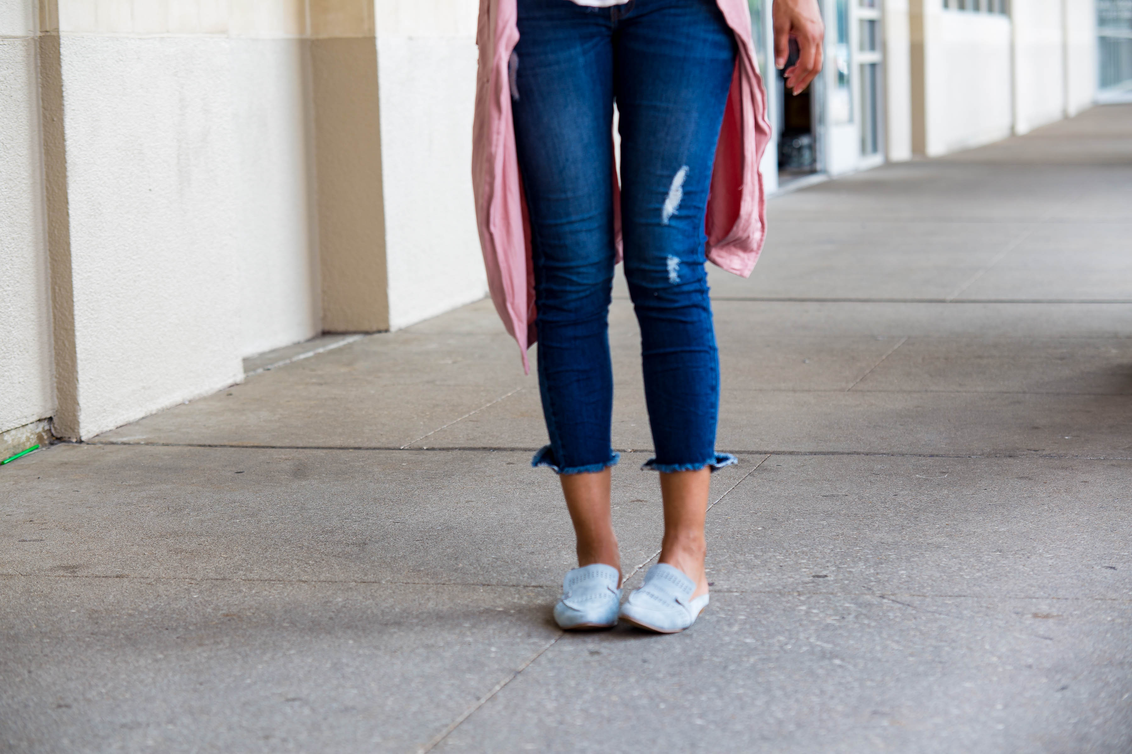 cropped jeans