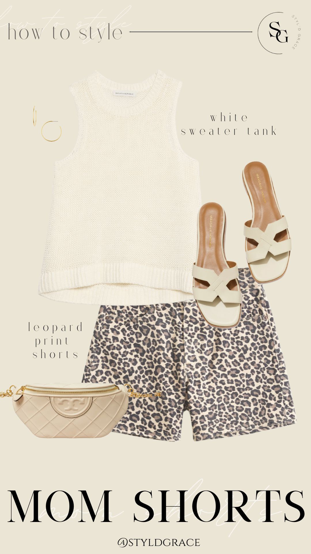 Printed Denim mom shorts Printed Denim mom shorts