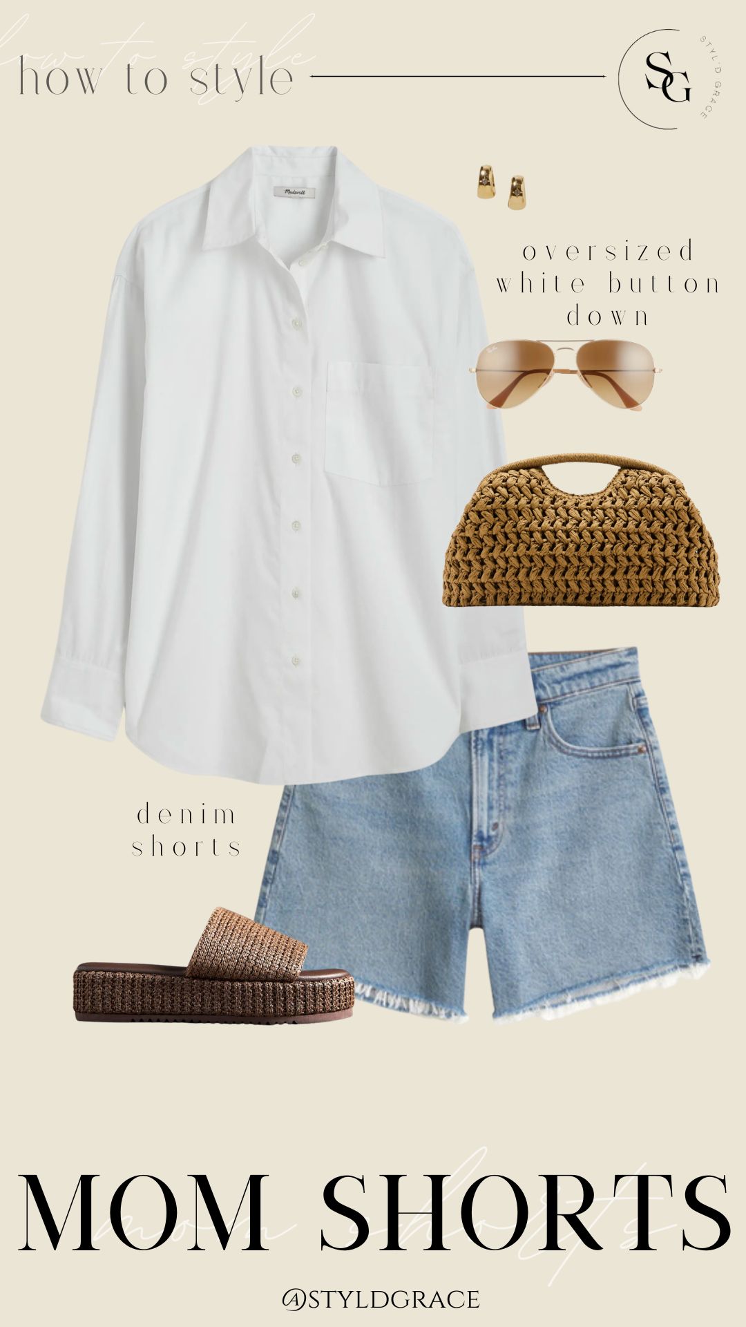 Outfits with Mom shorts Outfits with Mom shorts