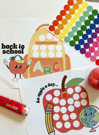 Back to school activities for toddlers