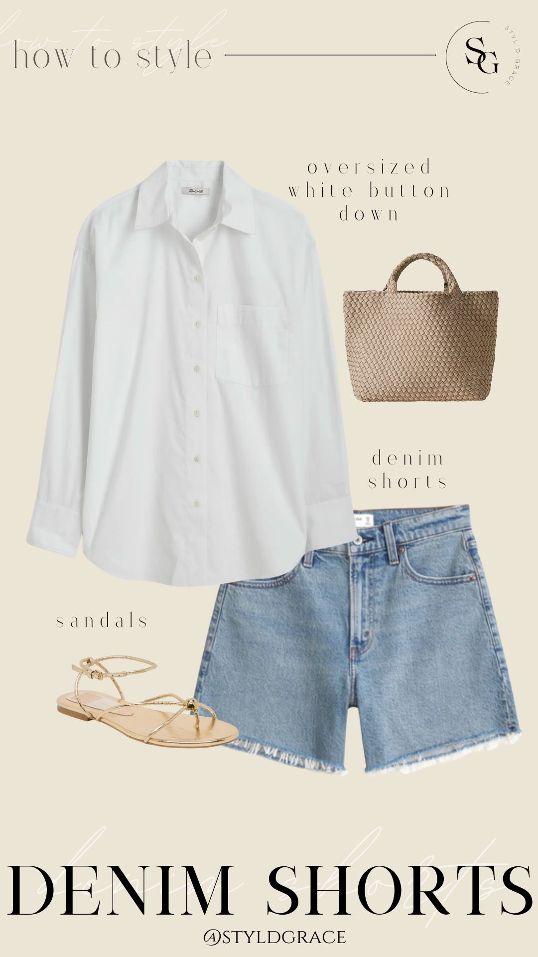 How to style denim shorts