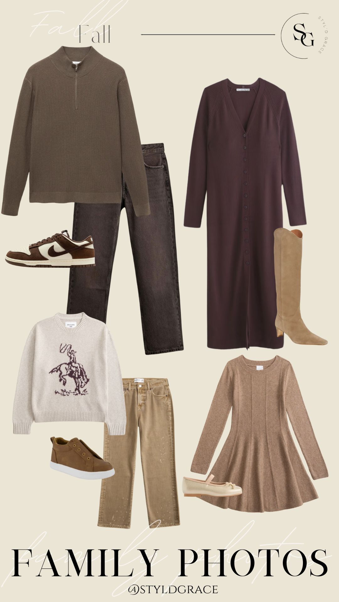 Shades of brown family photos Shades of brown family photos